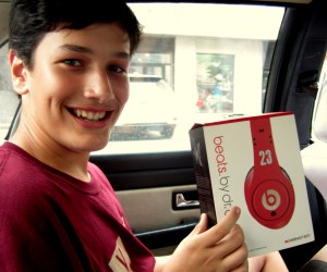 kenny with hisBeats by Dr Dre